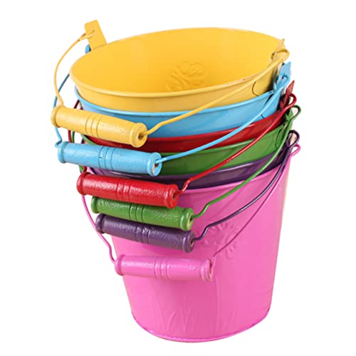 TOYANDONA 6 Stück Mini-Eimerspielzeug Outdoor draußen gartenspielzeug Eimer Sandeimer Wassereimer- Kindergarten Eimer Weißblech TOYANDONA 6 Stück Mini-Eimerspielzeug Outdoor draußen gartenspielzeug Eimer Sandeimer Wassereimer- Kindergarten Eimer Weißblech von TOYANDONA