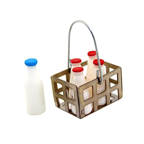 TOYANDONA 6 Stück Mini-hausverzierung Einkaufskorb Körbe Miniatur-puppenhaus Puppenhaus-Miniatur-Korb Dollhouse Decor Partyartikel Für Zubehör Mini-hausdekoration Weiß von TOYANDONA