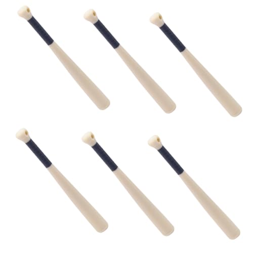 TOYANDONA 6stücke Mini-baseballschläger Für Puppenhaus-Dekoration Miniatur-sportzubehör Sammlerstücke Und Bastelbedarf Authentische Miniatur-schläger Für Dioramen Und DIY-projekte TOYANDONA 6stücke Mini-baseballschläger Für Puppenhaus-Dekoration Miniatur-sportzubehör Sammlerstücke Und Bastelbedarf Authentische Miniatur-schläger Für Dioramen Und DIY-projekte von TOYANDONA