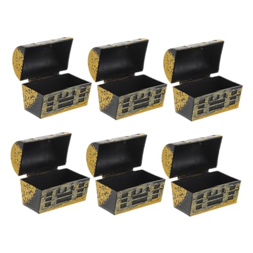 TOYANDONA 6 Stück Miniaturmodellschmuck Miniatur-Schatzkiste Mädchen kleine Schatztruhe Party Puppenhausverzierung Mini-Hausverzierung Puppenmöbel Puppenzubehör Mini Möbel Abs Golden TOYANDONA 6 Stück Miniaturmodellschmuck Miniatur-Schatzkiste Mädchen kleine Schatztruhe Party Puppenhausverzierung Mini-Hausverzierung Puppenmöbel Puppenzubehör Mini Möbel Abs Golden von TOYANDONA