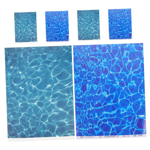 TOYANDONA 6stücke Wasserwellen-Aufkleber Wasser- -Papier Für Miniaturen Und Landschaftsmodelle Für -Dekorationen Und -szenen TOYANDONA 6stücke Wasserwellen-Aufkleber Wasser- -Papier Für Miniaturen Und Landschaftsmodelle Für -Dekorationen Und -szenen von TOYANDONA