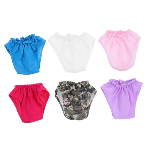 TOYANDONA 6 Stück Puppe Mini -Kleidung Modepuppenkleidung Winzige Puppenkleidung Zubehör Für Babypuppen Unterwäsche Kleidung Für Puppen Windeln Für Puppen Puppenbabywindeln Stoff TOYANDONA 6 Stück Puppe Mini -Kleidung Modepuppenkleidung Winzige Puppenkleidung Zubehör Für Babypuppen Unterwäsche Kleidung Für Puppen Windeln Für Puppen Puppenbabywindeln Stoff von TOYANDONA