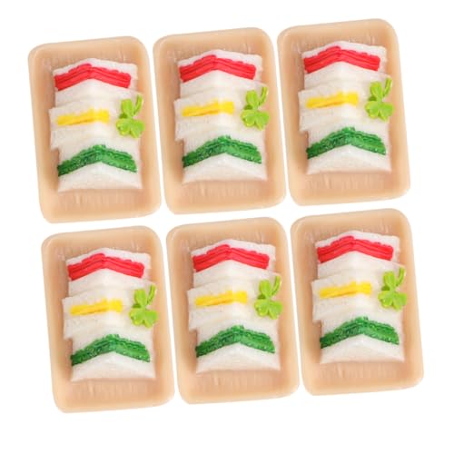 TOYANDONA 6 Stück Puppenhaus Deko Realistische Miniatur Lebensmittel Figur Leicht Langlebig Geruchlos als Fotorequisite und Tischornament TOYANDONA 6 Stück Puppenhaus Deko Realistische Miniatur Lebensmittel Figur Leicht Langlebig Geruchlos als Fotorequisite und Tischornament von TOYANDONA