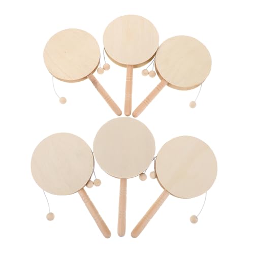 TOYANDONA 6 Stück Runde DIY Handpercussion für Kreatives Malen Familienaktivitäten Kreativität und Farbkoordination TOYANDONA 6 Stück Runde DIY Handpercussion für Kreatives Malen Familienaktivitäten Kreativität und Farbkoordination von TOYANDONA