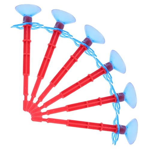 TOYANDONA 6 Stück Saugnapf Pfeile für Kinder Spinnen Spielzeug mit Wandklebenden Saugnäpfen Ersatzpfeile für Handgelenk Outdoor Spaß für Kinderpartys Spielzeug für Gruppenspiele von TOYANDONA