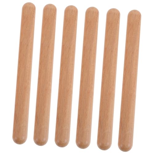 TOYANDONA 6 Stück Schlaginstrumentenstäbe Kinderspielzeug Frühes Lernspielzeug Rhythmus Schlagstäbe Für Lernwerkzeuge Musikstäbe Musikalisches Schlaginstrument Aus Holz TOYANDONA 6 Stück Schlaginstrumentenstäbe Kinderspielzeug Frühes Lernspielzeug Rhythmus Schlagstäbe Für Lernwerkzeuge Musikstäbe Musikalisches Schlaginstrument Aus Holz von TOYANDONA