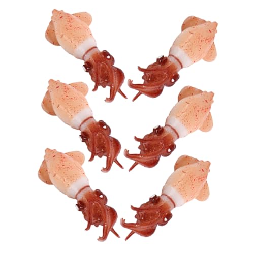 TOYANDONA 6 Stück Simulation tischdeko esstisch lebensechtes Simulationstiermodell -Figurenmodell Tierfiguren Künstliches Tintenfischornament PVC Brown TOYANDONA 6 Stück Simulation tischdeko esstisch lebensechtes Simulationstiermodell -Figurenmodell Tierfiguren Künstliches Tintenfischornament PVC Brown von TOYANDONA