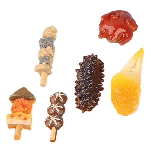 TOYANDONA 6 Stücke Gemischten Stil Miniatur Snack Modelle Für Puppenhaus Dekorative Zubehör Lebensmittel Spielzeug Miniatur TOYANDONA 6 Stücke Gemischten Stil Miniatur Snack Modelle Für Puppenhaus Dekorative Zubehör Lebensmittel Spielzeug Miniatur von TOYANDONA