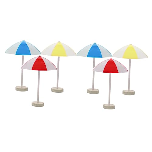 TOYANDONA 6 Stück Stranddekorationen Für Puppenhäuser Nautisch Regenschirme Figuren Miniatur Mikrolandschaftsdekor Mikro-Strand-Layout-szenendekor Plastik TOYANDONA 6 Stück Stranddekorationen Für Puppenhäuser Nautisch Regenschirme Figuren Miniatur Mikrolandschaftsdekor Mikro-Strand-Layout-szenendekor Plastik von TOYANDONA
