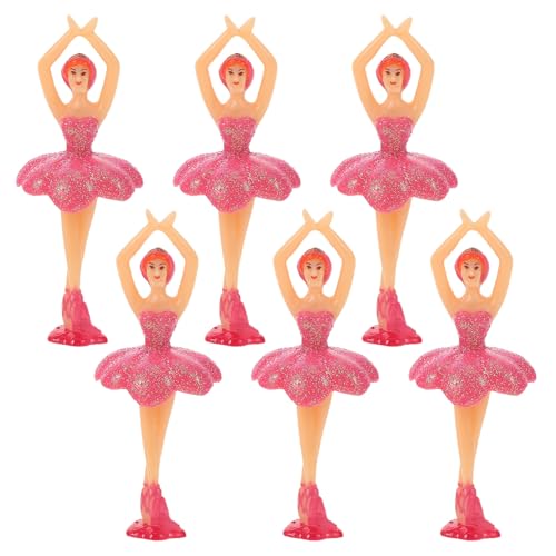 TOYANDONA 6 Stück Teiliges Ballett Musikbox Figuren Tänzerin Statue Ballett Kuchen Toppers Dekoration für Geburtstagsfeiern Einzigartige Sammelobjekte und TOYANDONA 6 Stück Teiliges Ballett Musikbox Figuren Tänzerin Statue Ballett Kuchen Toppers Dekoration für Geburtstagsfeiern Einzigartige Sammelobjekte und von TOYANDONA
