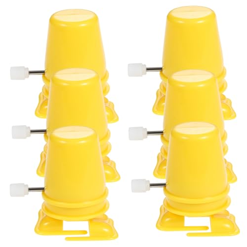 TOYANDONA 6 Stück Teiliges DIY Bewegungsmechanismus Plastik Aufziehteil für Bastelroboter Gelb Ersatzteil für Selbstgemachte Tonfiguren und Mechanische Spielzeuge TOYANDONA 6 Stück Teiliges DIY Bewegungsmechanismus Plastik Aufziehteil für Bastelroboter Gelb Ersatzteil für Selbstgemachte Tonfiguren und Mechanische Spielzeuge von TOYANDONA