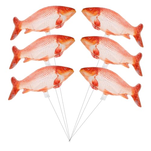 TOYANDONA 6 Stück Teiliges Dekoset mit Fischförmigen Aluminiumfolie Ballons für Geburtstagsfeiern Hochzeiten und Niedliche Karpfen Ballons für Einzigartiges Party TOYANDONA 6 Stück Teiliges Dekoset mit Fischförmigen Aluminiumfolie Ballons für Geburtstagsfeiern Hochzeiten und Niedliche Karpfen Ballons für Einzigartiges Party von TOYANDONA