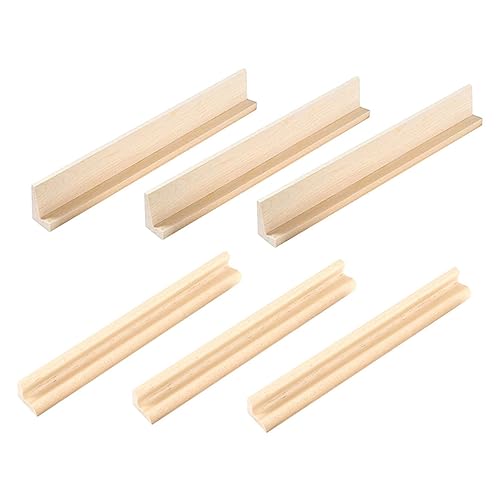 TOYANDONA 6 Stück Teiliges Domino Holzständer Natürlicher Holz Dominohalter mit Glatten Kanten Organizer Rack für Domino Spielzubehör für Familienspiele und Desktop Nutzung TOYANDONA 6 Stück Teiliges Domino Holzständer Natürlicher Holz Dominohalter mit Glatten Kanten Organizer Rack für Domino Spielzubehör für Familienspiele und Desktop Nutzung von TOYANDONA