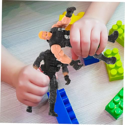 TOYANDONA 6 Stück Teiliges Flexible aus Kunststoff Bewegliche Armee Dolls für Pädagogisches Militärspielzeug Fantasie und Interaktivem Spiel TOYANDONA 6 Stück Teiliges Flexible aus Kunststoff Bewegliche Armee Dolls für Pädagogisches Militärspielzeug Fantasie und Interaktivem Spiel von TOYANDONA