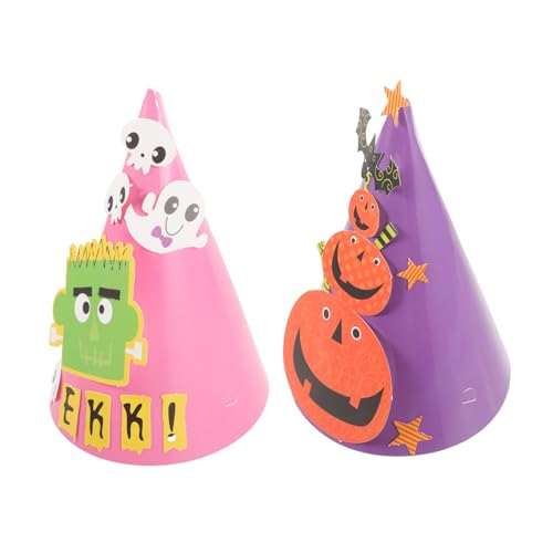 TOYANDONA 6 Stück Teiliges Halloween Diy Bastelset Papierhüte für Leichte Hautfreundliche Partyaccessoires für Kreative Kostümgestaltung und Kindergarten Halloween Feier TOYANDONA 6 Stück Teiliges Halloween Diy Bastelset Papierhüte für Leichte Hautfreundliche Partyaccessoires für Kreative Kostümgestaltung und Kindergarten Halloween Feier von TOYANDONA