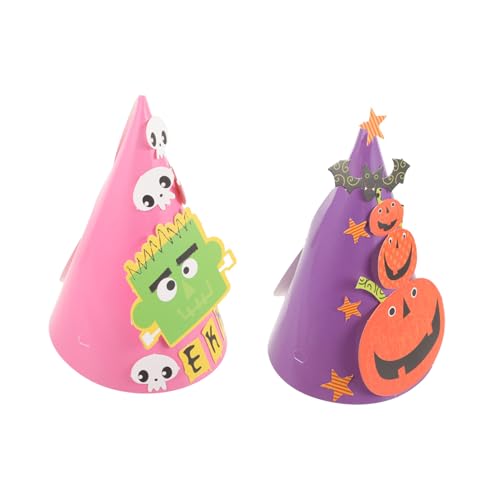 TOYANDONA 6 Stück Teiliges Halloween Diy Hut Bastelset für Einzigartiges Bastelzubehör Leichte Papierhüte zum Selbermachen Kreative Partydekoration für Kindergarten und Festspiele TOYANDONA 6 Stück Teiliges Halloween Diy Hut Bastelset für Einzigartiges Bastelzubehör Leichte Papierhüte zum Selbermachen Kreative Partydekoration für Kindergarten und Festspiele von TOYANDONA