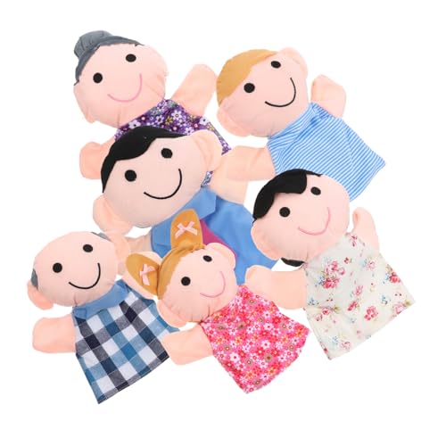 TOYANDONA 6 Stück Teiliges Handpuppen Set Familie aus Leichte Bequeme Handpuppen für Jahre für Theater Erzählspiele und Kindergartenaufführungen TOYANDONA 6 Stück Teiliges Handpuppen Set Familie aus Leichte Bequeme Handpuppen für Jahre für Theater Erzählspiele und Kindergartenaufführungen von TOYANDONA