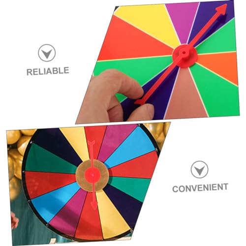 TOYANDONA 6 Stück Teiliges Kunststoff Zeiger für DIY Spielbrett Farben Langlebig und Leicht für Lernspiele und Interaktive Zahlen Drehspiele von TOYANDONA
