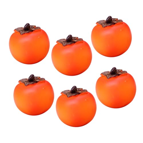 TOYANDONA 6 Stück Teiliges Mini Künstliche Früchte Deko Persimmon Modell Realistische Puppenhaus Landschafts Ornament Vielseitig für Fotografie Film Requisiten und Kinderlehrmittel TOYANDONA 6 Stück Teiliges Mini Künstliche Früchte Deko Persimmon Modell Realistische Puppenhaus Landschafts Ornament Vielseitig für Fotografie Film Requisiten und Kinderlehrmittel von TOYANDONA