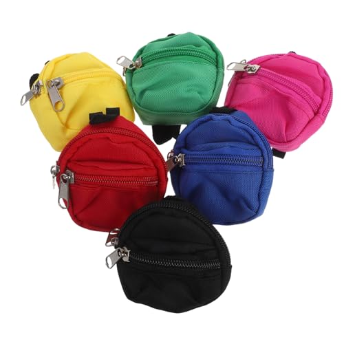 TOYANDONA 6 Stück Teiliges Mini Puppenrucksack Funktionierendem Reißverschluss Realistische Kleine Schulranzen für Puppen Tragbares Zubehör für Rollenspiele und Kreative Fantasieabenteuer TOYANDONA 6 Stück Teiliges Mini Puppenrucksack Funktionierendem Reißverschluss Realistische Kleine Schulranzen für Puppen Tragbares Zubehör für Rollenspiele und Kreative Fantasieabenteuer von TOYANDONA