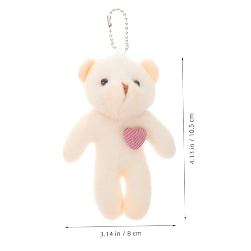 TOYANDONA 6 Stück Teiliges Plüsch bär Schlüsselanhänger Niedlicher Mini Bär Anhänger Kuschelige Tierform Leichte Schlüsselringe für Rucksack und Tasche als Geschenk für Freunde TOYANDONA 6 Stück Teiliges Plüsch bär Schlüsselanhänger Niedlicher Mini Bär Anhänger Kuschelige Tierform Leichte Schlüsselringe für Rucksack und Tasche als Geschenk für Freunde von TOYANDONA