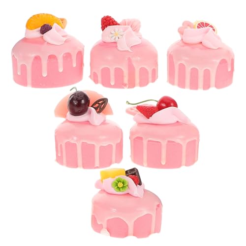 TOYANDONA 6 Stück Teiliges Realistische Künstliche Kuchen Modelle für Fotografie Dekoration und Bastelarbeiten Simulierte für Kuchendekoration TOYANDONA 6 Stück Teiliges Realistische Künstliche Kuchen Modelle für Fotografie Dekoration und Bastelarbeiten Simulierte für Kuchendekoration von TOYANDONA