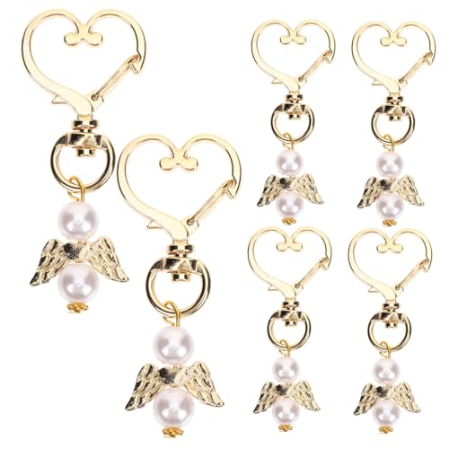 TOYANDONA 6 Stück Teiliges Schutzengel schlüsselanhänger Engelsschwingen anhänger Dekorativ und Detailreich als Kleine Geschenke und Gastgeschenke für Taufe und Party TOYANDONA 6 Stück Teiliges Schutzengel schlüsselanhänger Engelsschwingen anhänger Dekorativ und Detailreich als Kleine Geschenke und Gastgeschenke für Taufe und Party von TOYANDONA