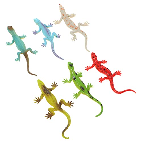 TOYANDONA 6 Stück Teiliges Set Realistischer Plastik Echsen Spielzeuge Mini Reptilien Figuren für Pädagogisches Dekorationsspielzeug für Garten und Balkon Fördert Kreativität und Tierwissen TOYANDONA 6 Stück Teiliges Set Realistischer Plastik Echsen Spielzeuge Mini Reptilien Figuren für Pädagogisches Dekorationsspielzeug für Garten und Balkon Fördert Kreativität und Tierwissen von TOYANDONA