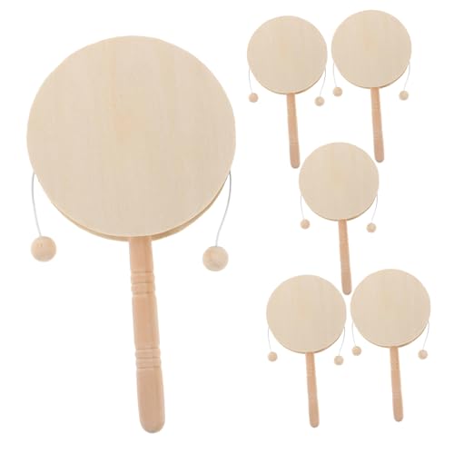 TOYANDONA 6 Stück Unlackierte Holz Percussion für Kreative Kinderprojekte für Eltern Junge Mädchen Aktivitäten Kreativität TOYANDONA 6 Stück Unlackierte Holz Percussion für Kreative Kinderprojekte für Eltern Junge Mädchen Aktivitäten Kreativität von TOYANDONA