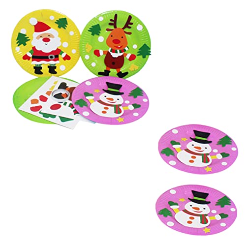 TOYANDONA 6 Stück Weihnachts Pappteller Aufkleber Für Kinderteller Pappteller Weihnachtsbasteln Für Weihnachtskunst Und Handwerk Für Weihnachtsaufkleber Für TOYANDONA 6 Stück Weihnachts Pappteller Aufkleber Für Kinderteller Pappteller Weihnachtsbasteln Für Weihnachtskunst Und Handwerk Für Weihnachtsaufkleber Für von TOYANDONA
