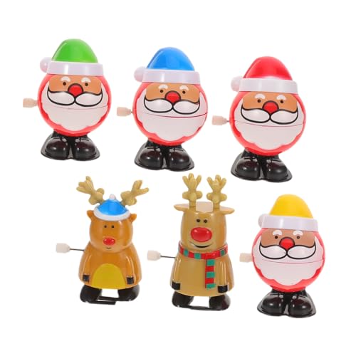 TOYANDONA 6 Stück Weihnachtskette Spielzeugset zum Aufziehen neuartige Laufspielzeuge Party -Streichspielzeug Neuheit aufziehbares lustige Spielzeuge Plastik TOYANDONA 6 Stück Weihnachtskette Spielzeugset zum Aufziehen neuartige Laufspielzeuge Party -Streichspielzeug Neuheit aufziehbares lustige Spielzeuge Plastik von TOYANDONA