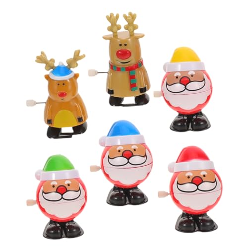 TOYANDONA 6 Stück Weihnachtskette neuartige Aufziehspielzeuge Tierspielzeug aufziehen aufgeben Laufendes aufziehen Spielzeugset zum Metall TOYANDONA 6 Stück Weihnachtskette neuartige Aufziehspielzeuge Tierspielzeug aufziehen aufgeben Laufendes aufziehen Spielzeugset zum Metall von TOYANDONA