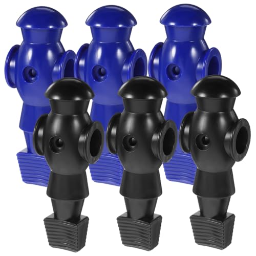 TOYANDONA 6 Stück Zubehör für Fußballmaschinen Fußballspielzeug Desktop-Football-Männer Fußball-Actionfiguren Mini-Fußballer-Statue Zubehör für Tischfußball Harz von TOYANDONA