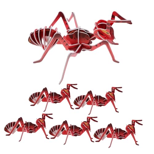 TOYANDONA 6 Stück für wissenschaftliche Experimente Vorschul-Wissenschafts-Kit Ameisenkits Vorschulstammspielzeug Ameisenfiguren Insektenunterrichtsproben Insektenmodell Papier rot TOYANDONA 6 Stück für wissenschaftliche Experimente Vorschul-Wissenschafts-Kit Ameisenkits Vorschulstammspielzeug Ameisenfiguren Insektenunterrichtsproben Insektenmodell Papier rot von TOYANDONA