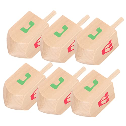TOYANDONA 6 Stücke Kreisel Outdoor Aktivität Puzzles Spiele Zappeln Babys Jigsaw Versorgung Holz TOYANDONA 6 Stücke Kreisel Outdoor Aktivität Puzzles Spiele Zappeln Babys Jigsaw Versorgung Holz von TOYANDONA