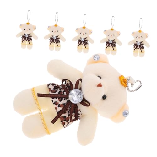 TOYANDONA 6 Teiliges Hochzeitsbärenspielzeug Mini Bärenpuppe Plüschspielzeug Bündel Multifunktionale Bärenfiguren Kleine Bären Verschleißfeste Kleine Bären Tragbare TOYANDONA 6 Teiliges Hochzeitsbärenspielzeug Mini Bärenpuppe Plüschspielzeug Bündel Multifunktionale Bärenfiguren Kleine Bären Verschleißfeste Kleine Bären Tragbare von TOYANDONA