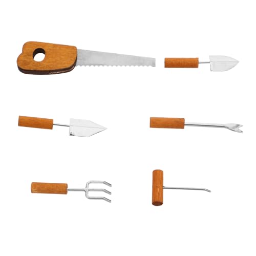 TOYANDONA 6 Teiliges Set Mit Simulierten Landwirtschaftlichen Werkzeugen Mini Werkzeuge Mini Schaufel Werkzeuge Kleine Werkzeuge Pflanzenwerkzeuge Puppenhaus Kindlicher Zauberstab TOYANDONA 6 Teiliges Set Mit Simulierten Landwirtschaftlichen Werkzeugen Mini Werkzeuge Mini Schaufel Werkzeuge Kleine Werkzeuge Pflanzenwerkzeuge Puppenhaus Kindlicher Zauberstab von TOYANDONA