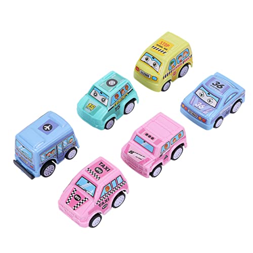 TOYANDONA 6 Teiliges Mini Inertial Truck Spielzeugset Frühes Lernspielzeug Für Kleinkinder Und Babys Geschenkidee Für Jungen Und ädchen Stadtfahrzeuge von TOYANDONA