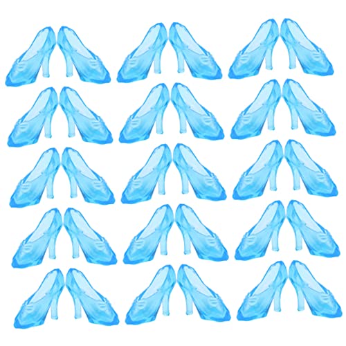 TOYANDONA 60 Paare Mini-Kristallhausschuh hoch Miniaturen kinderspielzeug hühner Children Toys Puppenkleidung Puppe High Heels Puppe Schuhe Plastik Blue TOYANDONA 60 Paare Mini-Kristallhausschuh hoch Miniaturen kinderspielzeug hühner Children Toys Puppenkleidung Puppe High Heels Puppe Schuhe Plastik Blue von TOYANDONA