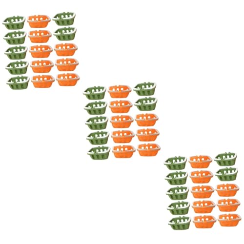 TOYANDONA 60 STK Mini-Einkaufskorb Geschenke für Kinder kindergeschenke Mini-Handkorb Dekorationen für zu Hause Spielzeuge Modelle Mini-Korb-Dekore dekorativer Mini-Korb künstlich schmücken von TOYANDONA
