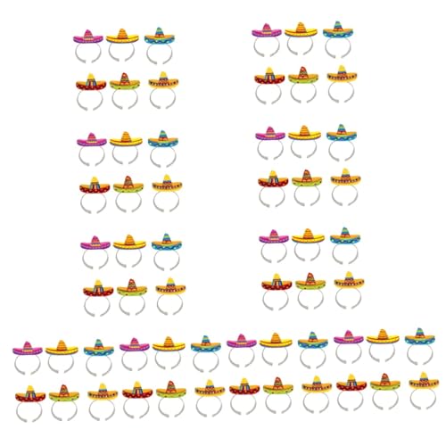 TOYANDONA 60 Stück Mexikanisches Stirnband Halloween Requisiten Miss Paper von TOYANDONA