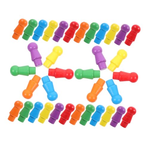 TOYANDONA 60 Stück Schachzubehör bunt Token Schach zubehör familienspiel Reiseschachfiguren Brettspiel Komponenten Spielfiguren schachfiguren Set Flugschach pädagogisches Schach Holz TOYANDONA 60 Stück Schachzubehör bunt Token Schach zubehör familienspiel Reiseschachfiguren Brettspiel Komponenten Spielfiguren schachfiguren Set Flugschach pädagogisches Schach Holz von TOYANDONA
