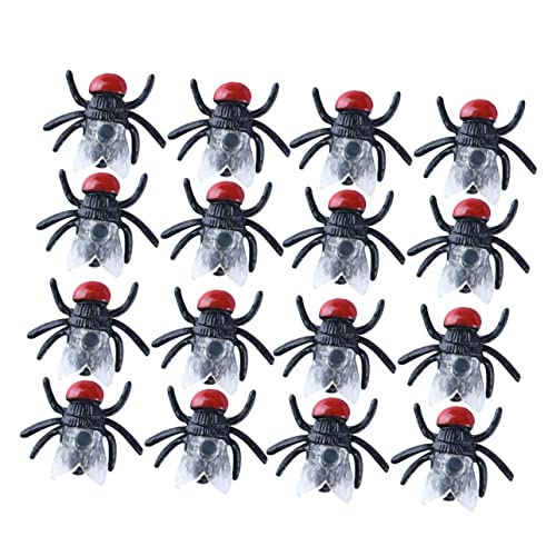 TOYANDONA 60 Stück Streich Requisitenfliege Gefälschte Fehler Realistisch Insekten Fehler Für Simulation Trickfliege Black von TOYANDONA