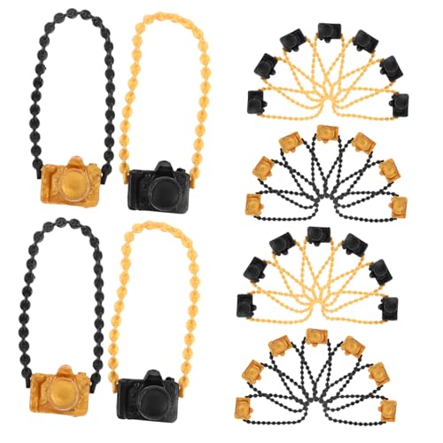 TOYANDONA 60 Stück Teiliges Miniatur Kameraset mit Gold und Schwarzketten Vintage für Puppenhaus Tragbare Kameraanhänger als Modisches Accessoire für Junge Mädchen TOYANDONA 60 Stück Teiliges Miniatur Kameraset mit Gold und Schwarzketten Vintage für Puppenhaus Tragbare Kameraanhänger als Modisches Accessoire für Junge Mädchen von TOYANDONA