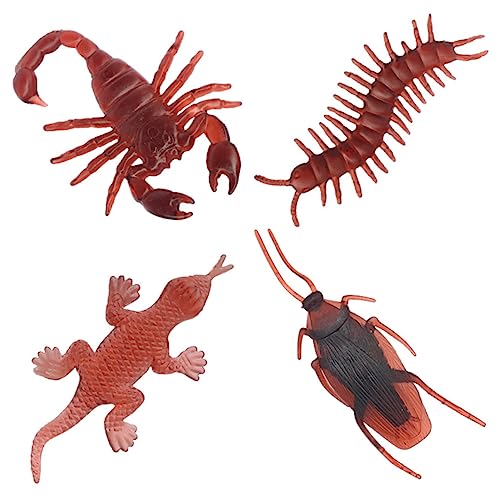 TOYANDONA 60 Stücke Halloween Streich Halloween Dekoration Halloween Requisiten Wurm von TOYANDONA