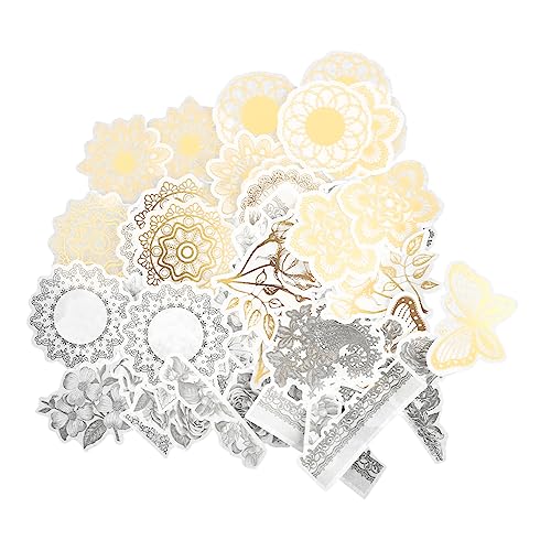 TOYANDONA 60 Teiliges Taschen Aufkleberpaket Reiseaufkleber Wasserfeste Aufkleber Scrapbooking Blumenaufkleber Autoaufkleber Laptopaufkleber Nagelaufkleber Fotoalbum Scrapbook von TOYANDONA