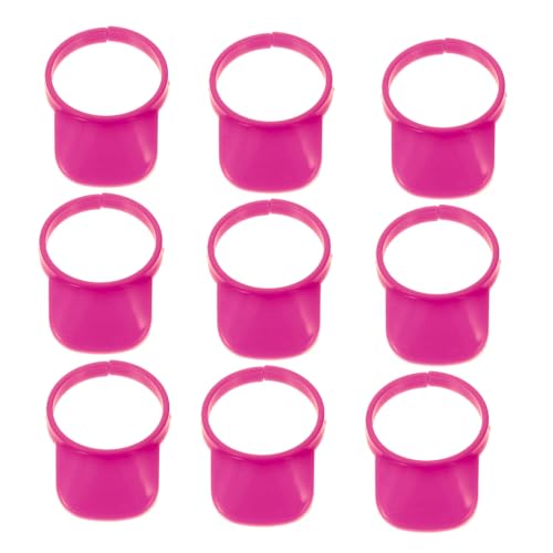TOYANDONA 60st Kleiner Gelber Enten-Sonnenhut Puppe Mini-schneemannmützen Minihut Zum Basteln Rosa Hut Tierfiguren Mini-Enten Mini-Sonnenhut Mini-hüte Miniatur Winzige Hüte Plastik von TOYANDONA