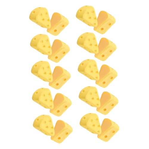 TOYANDONA Miniatur-käsekuchen Mit Künstlichem Käse Dreieck 60 Stück Mini-dessertmodelle Für Bastelprojekte Puppenhausküche TOYANDONA Miniatur-käsekuchen Mit Künstlichem Käse Dreieck 60 Stück Mini-dessertmodelle Für Bastelprojekte Puppenhausküche von TOYANDONA