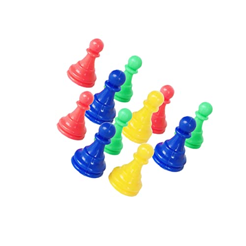 TOYANDONA 64-teiliges Schachspiel Aus Kunststoff – Ersatzteile Für Kinder Brettspielzubehör in 8 Farben Hochwertige Schachfiguren TOYANDONA 64-teiliges Schachspiel Aus Kunststoff – Ersatzteile Für Kinder Brettspielzubehör in 8 Farben Hochwertige Schachfiguren von TOYANDONA