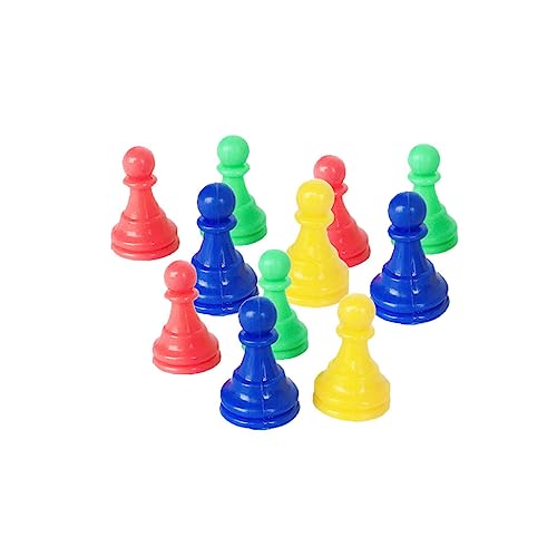 TOYANDONA 64 Stück Plastikschachstücke Schachbrett Ersatz Schachfigur Zubehör Für Brettspiele TOYANDONA 64 Stück Plastikschachstücke Schachbrett Ersatz Schachfigur Zubehör Für Brettspiele von TOYANDONA